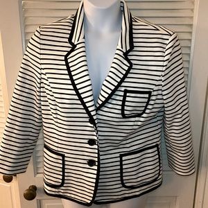 Nine West Striped Blazer
